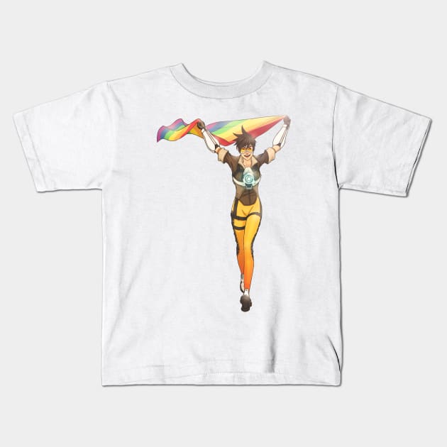 The Cavalry is Queer Kids T-Shirt by trixdraws